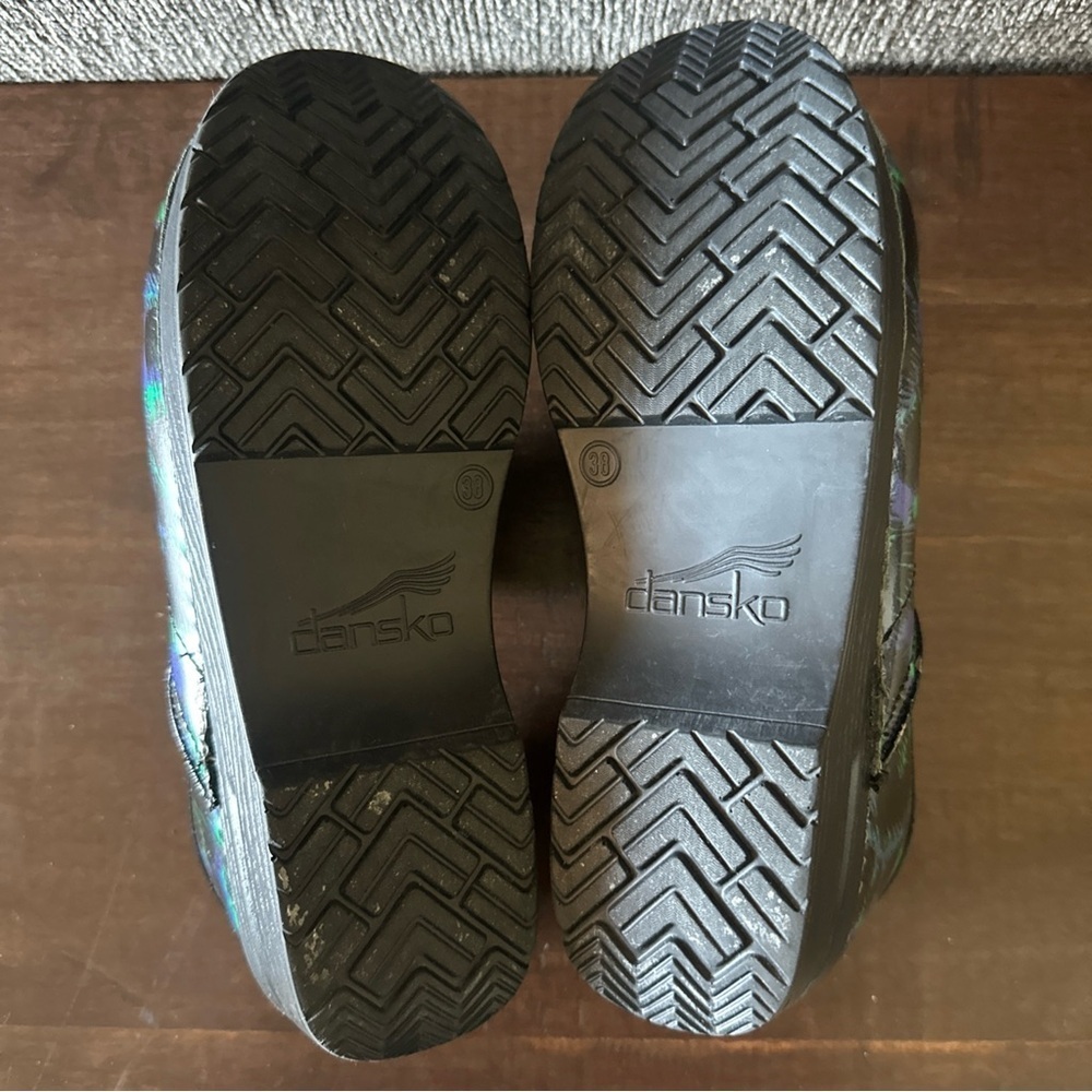 Dansko Professional Nurse Clogs Women's Size EU 38 US 7 Multi Colored Comfort - Picture 8 of 10